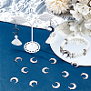 60Pcs 201 Stainless Steel Connector Charms STAS-SC0008-88-4