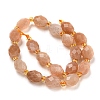 Natural Sunstone Beads Strands G-N342-59-3