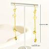 Fashionable Brass Ball Pendant Tassel Hoop Earrings DH2211-5