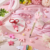 92Pcs Transparent Silicone Focal Beads SIL-TA0002-84-7