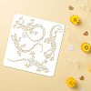 PET Hollow Out Drawing Painting Stencils DIY-WH0383-0091-3