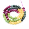 Natural Quartz Beads Strands G-N355-6mm-34-2
