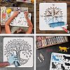 Plastic Reusable Drawing Painting Stencils Templates DIY-WH0202-270-4