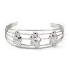 Non-Tarnish 304 Stainless Steel Hollow Open Cuff Bangles BJEW-Q348-03P-09-2