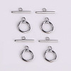 Non-Tarnish 316 Stainless Steel Toggle Clasps FIND-PW0024-30B-1