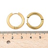 Ion Plating(IP) 304 Stainless Steel Huggie Hoop Earrings EJEW-F111-20mm-G-3