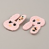 Animal Polyester Knitted Appliques DIY-WH0399-42C-2
