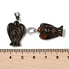 Natural Mahogany Obsidian Pendants G-B127-10P-09-3