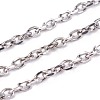 Tarnish Resistant 304 Stainless Steel Cable Chains STAS-I107-05P-1