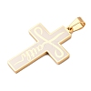 304 Stainless Steel Pendants STAS-P421-16A-2