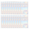 60Pcs Rectangle Zip Top Plastic Glitter Holographic Bags OPP-TA0001-23-2