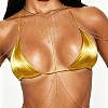 Alloy Full Crystal Rhinestone Layered Sexy Neck Waist Body Chains with Teardrop Tassel WGDF1B2-01-2