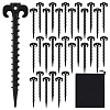 32Pcs Plastic Camping & Awning Tent Pegs Nails for Outdoor AJEW-GO0004-32A-1