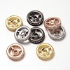 Steering Wheel Brass Micro Pave Cubic Zirconia Beads ZIRC-D044-1