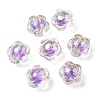 UV Plating Rainbow Iridescent Acrylic Beads OACR-A014-03B-1