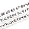 Brass Textured Cable Chains CHC-T018-29P-1