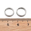 304 Stainless Steel Double Loops Jump Rings STAS-A111-03P-3