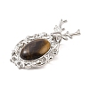 Natural Unakite Pendants G-A226-02P-04-2