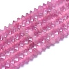 Natural Pink Tourmaline Beads Strands G-E530-15L-1