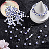 180Pcs Handmade Flower Printed Porcelain Ceramic Beads PORC-LT0001-08A-3