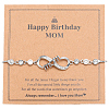 2Pcs Brass Micro Pave Cubic Zirconia Slider Bracelets BJEW-BBC0001-10-1