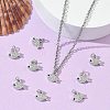 SHEGRACE Brass Micro Pave Cubic Zirconia Pendants XGRQ3D389-488P-5