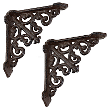 Cast Iron Decorative Brackets for Shelves AJEW-WH0348-94
