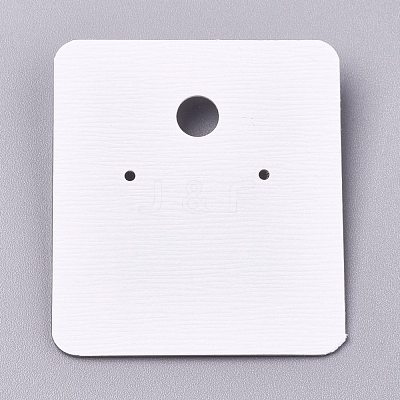 Plastic Jewelry Display Cards DIY-K032-04-1