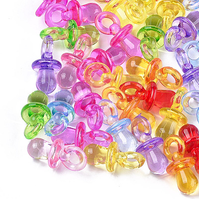 Transparent Acrylic Pendants TACR-T005-17-1