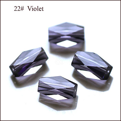 Imitation Austrian Crystal Beads SWAR-F055-8x4mm-22-1