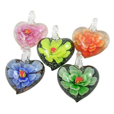 Handmade Lampwork Pendants X-DP361J-1