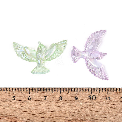 Transparent Acrylic Eagle Pendants TACR-T031-02M-1