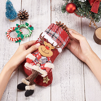 Christmas Theme Non-woven Fabrics Bags ABAG-TAC0001-16A-1