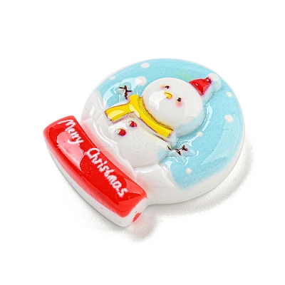 Christmas Opaque Resin Decoden Cabochons RESI-U006-05F-1