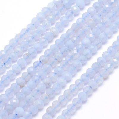 Natural Blue Lace Agate Beads Strands G-E411-12-3mm-1