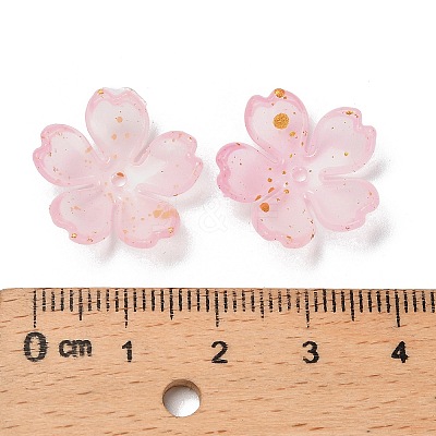 Acrylic Bead Caps OACR-H056-01D-1