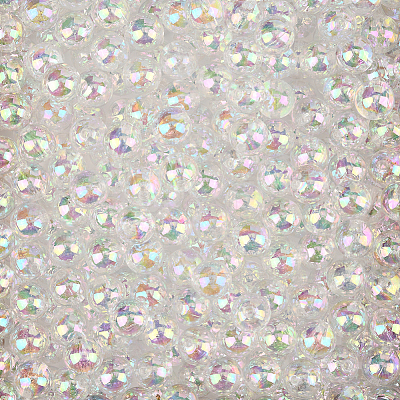 Eco-Friendly Transparent Acrylic Beads OACR-PA0001-30C-02-1