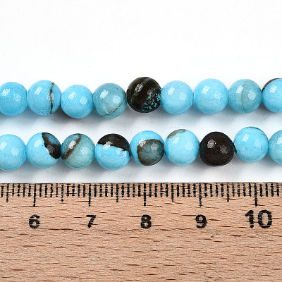Natural Persian Jade Beads Strands G-A255-A02-01H-1