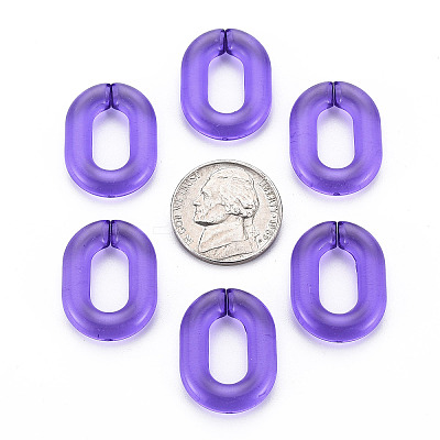 Transparent Acrylic Linking Rings MACR-S373-19-B05-1
