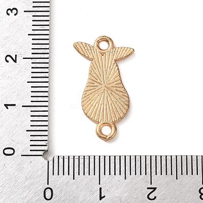 Fruit Theme Alloy Enamel Connector Charms AL-CBA95F4-01KCG-05-1