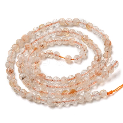 Heated Natural Citrine Beads Strands G-A097-A08-04-1