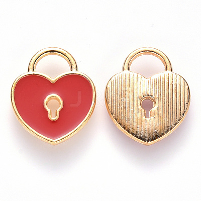 Alloy Enamel Charms X-ENAM-S121-039-1