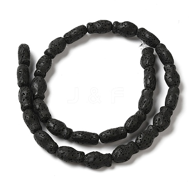 Natural Lava Rock Beads Strands G-U007-01L-1