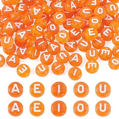 100Pcs 5 Styles Transparent Acrylic Beads OACR-TA0003-46-1