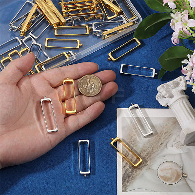 48Pcs 2 Colors Alloy Pendants FIND-CA0011-39-1