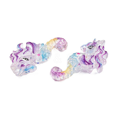 Transparent Resin Cabochons X-CRES-N018-055-1