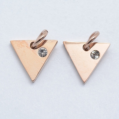 316 Surgical Stainless Steel Pendants STAS-K178-07RG-1