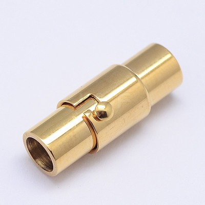 Column 304 Stainless Steel Locking Tube Magnetic Clasps STAS-D117-C-G-1