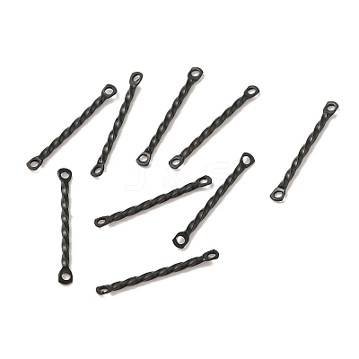 304 Stainless Steel Connector Charms STAS-Q323-02B-B-1