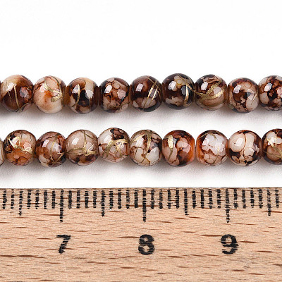 Baking Paint Glass Beads X1-DGLA-N003-4mm-B06-1